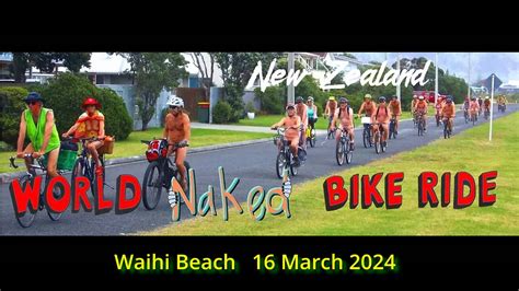 World Naked Bike Ride 2024 Waihi Beach